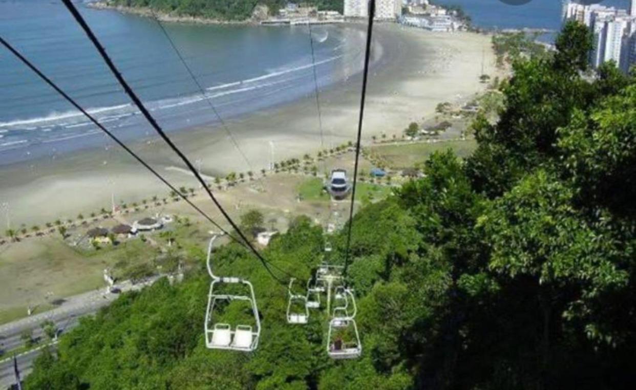 Apartament Seu Ap Na Praia São Vicente Zewnętrze zdjęcie